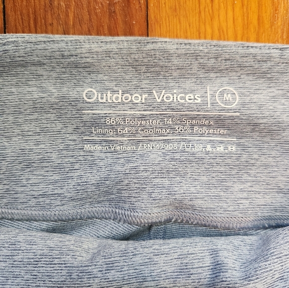 Outdoor Voices Blue Color Block Yoga Leggings - Picture 2 of 3